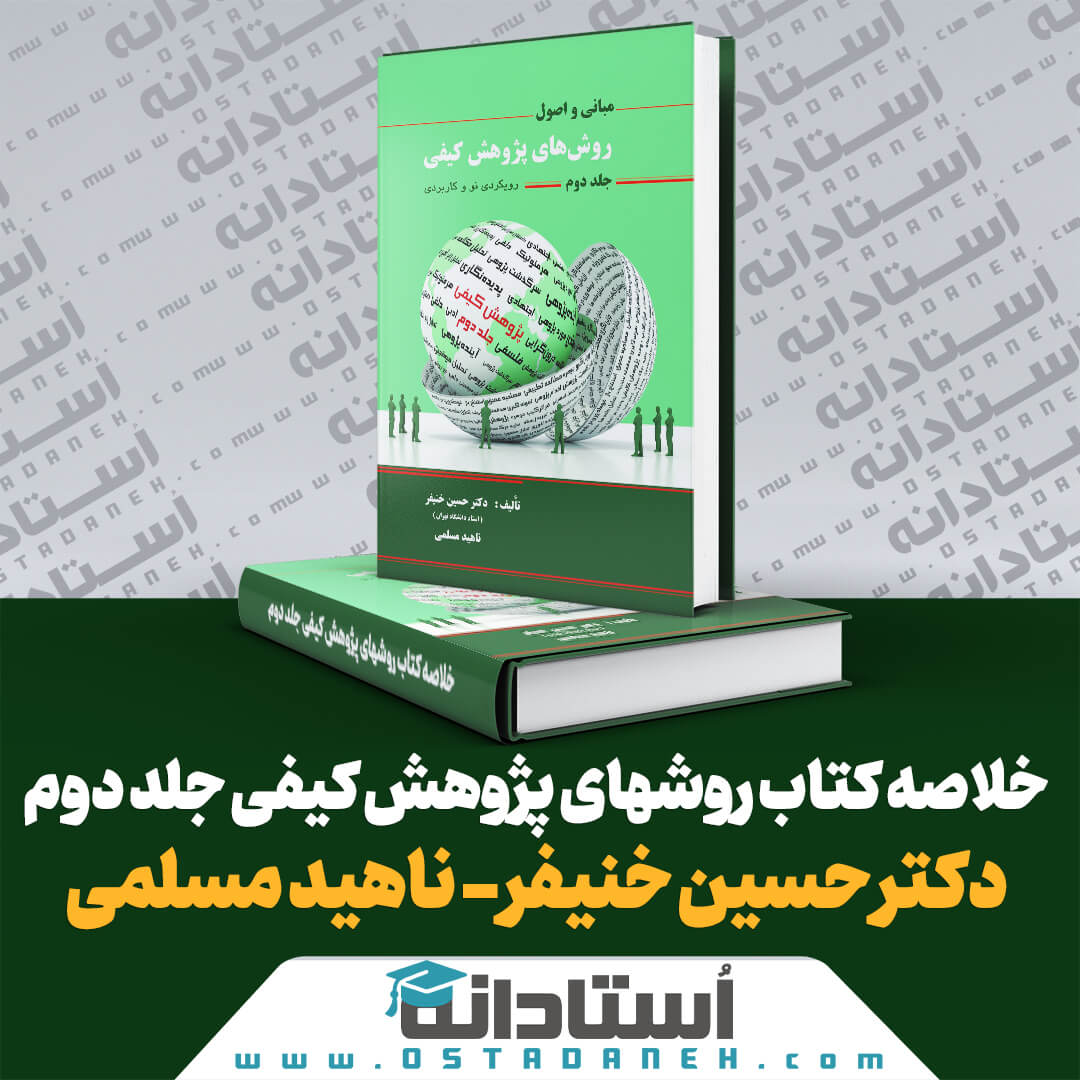 خلاصه کتاب اصول و مبانی روش های پژوهش کیفی – جلد دوم دکتر حسین خنیفر، ناهید مسلمی